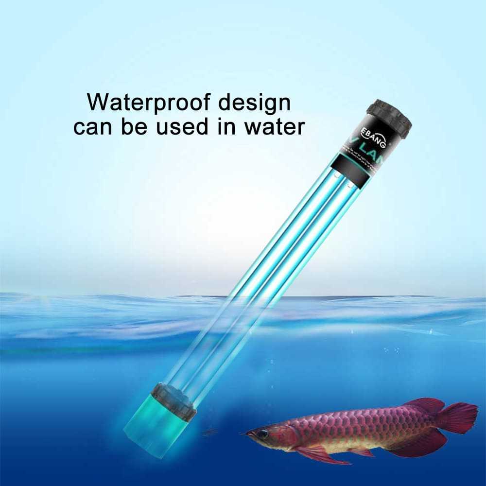 Double Tube Aquarium UV Lamp