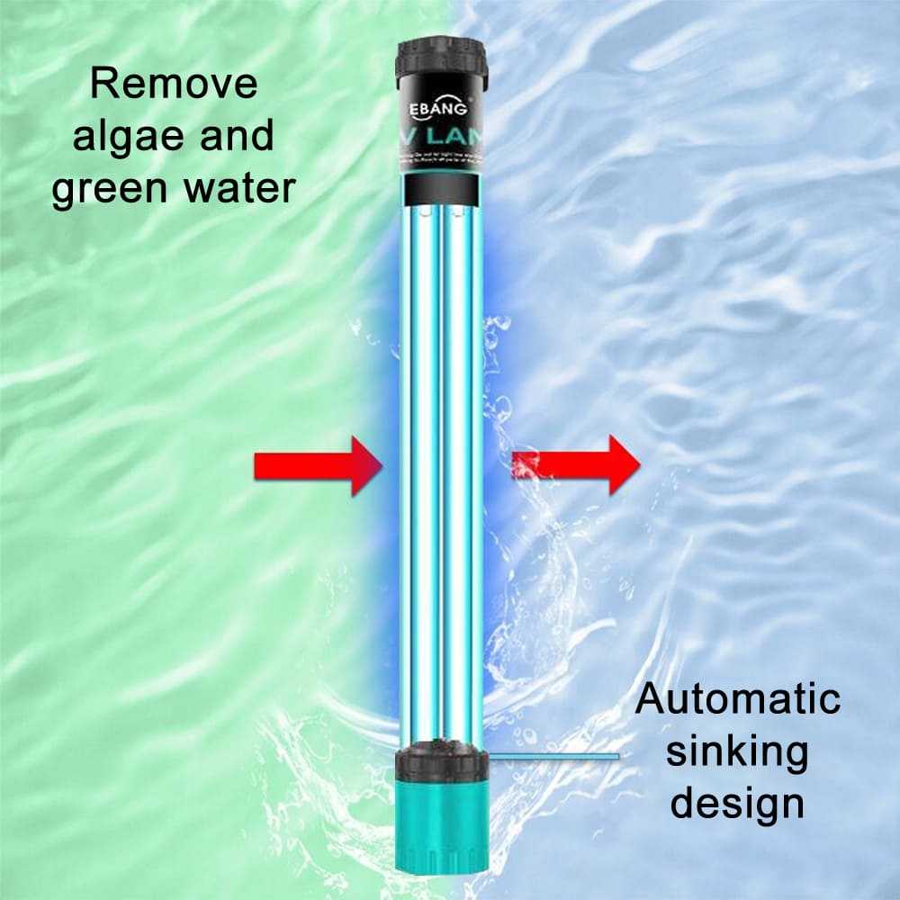 Double Tube Aquarium UV Lamp
