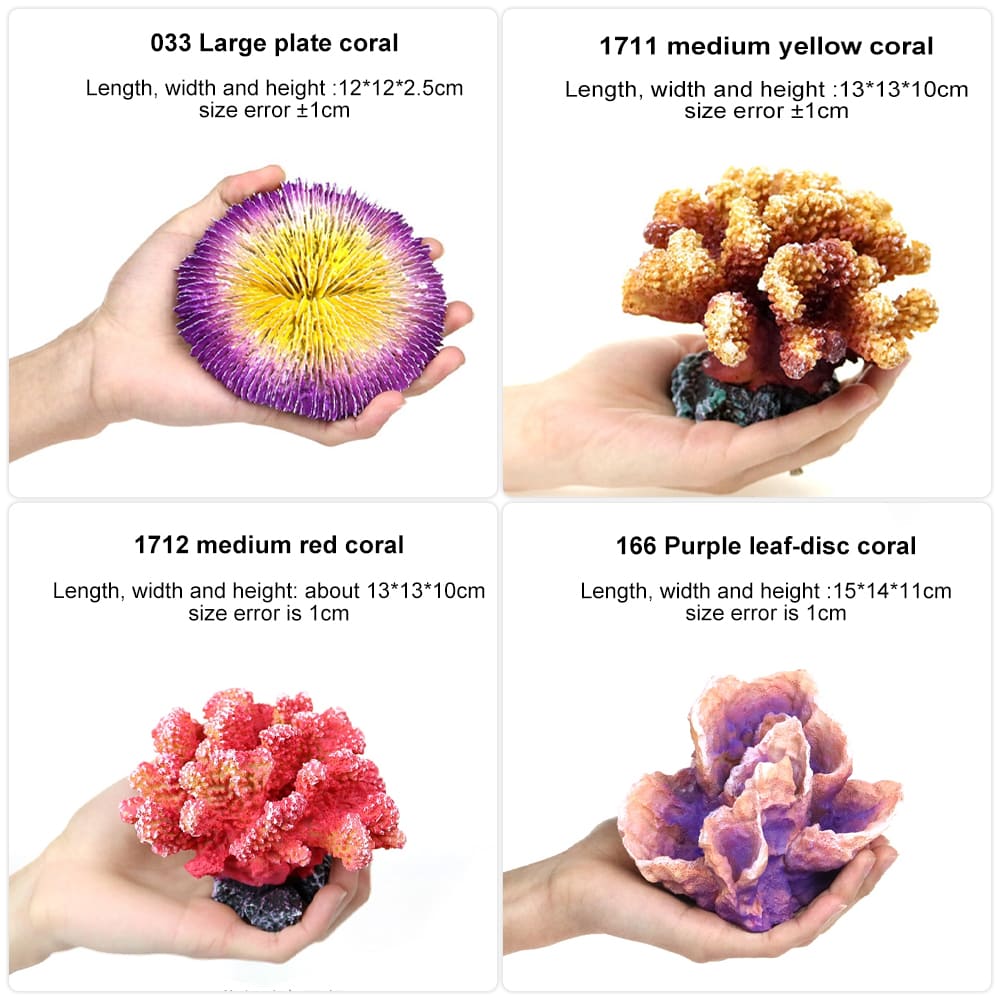 fish tank fake coral decor