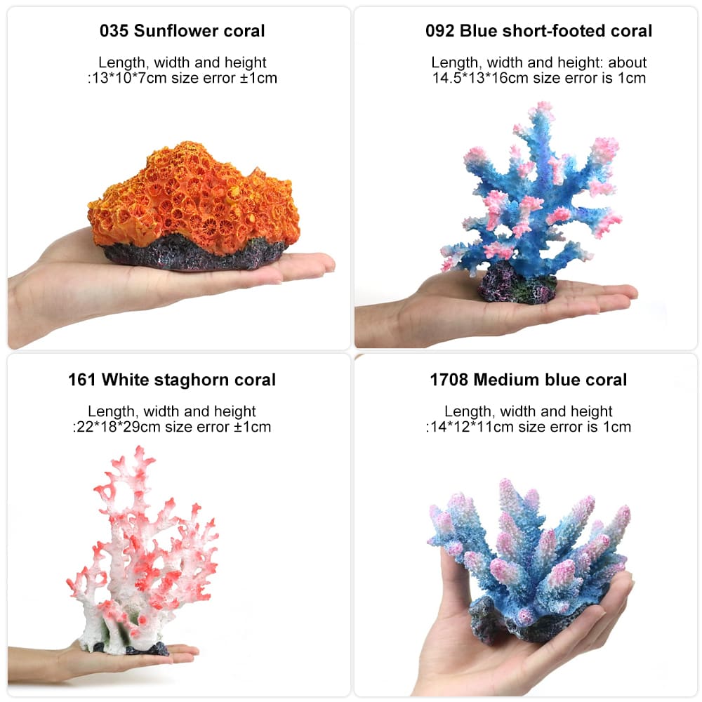 fish tank fake coral decor