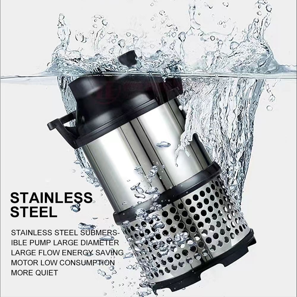 Aquarium fish pond stainless steel tube large flow water pump