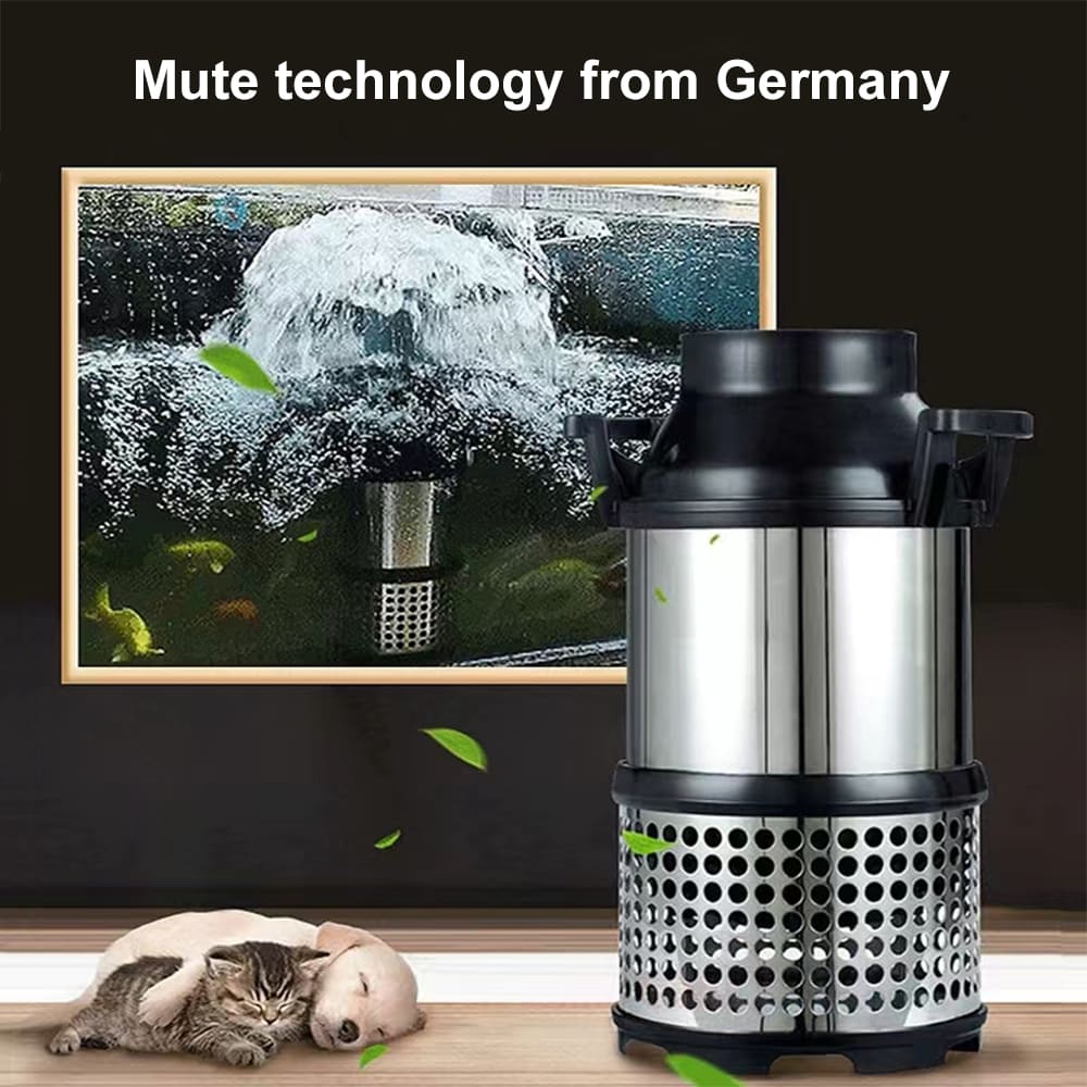 Aquarium fish pond stainless steel tube large flow water pump