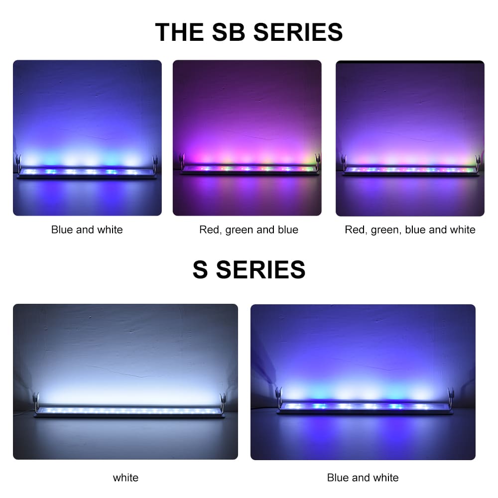 S series clip-on aquarium light for plants