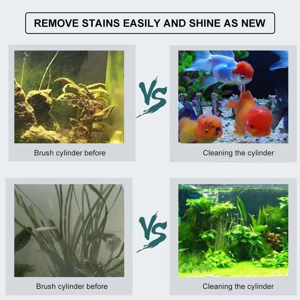 Aquarium magnetic algae scraper with blade