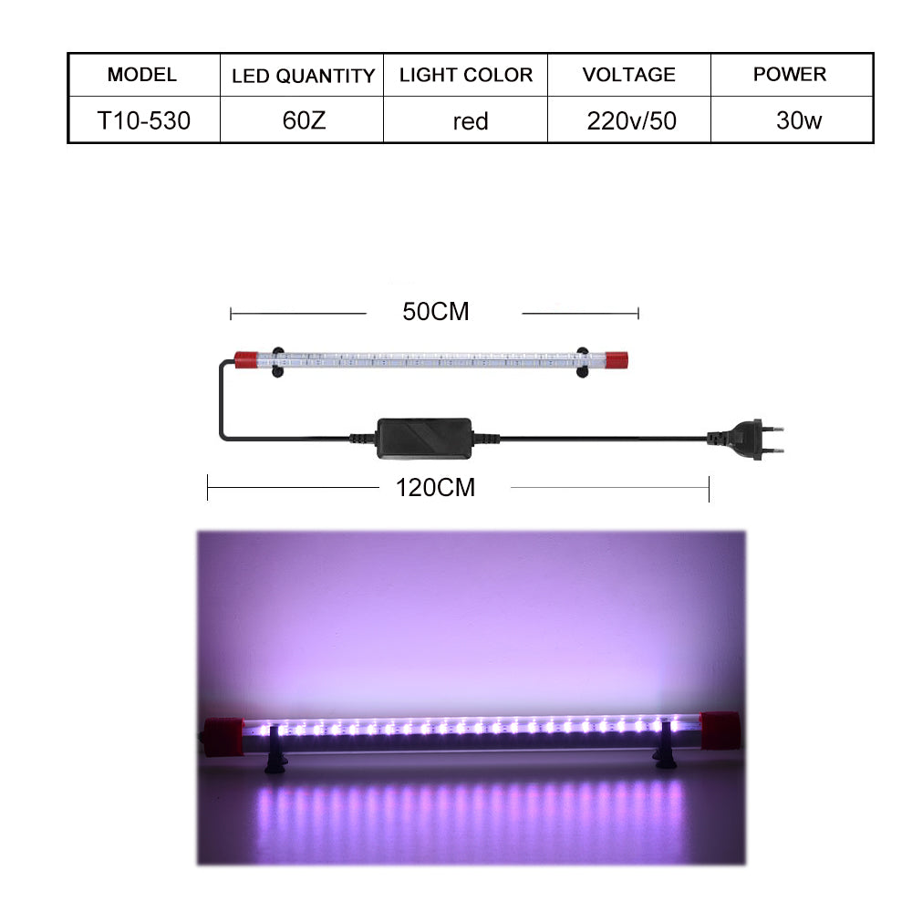 T10 Series 4 Row Aquarium Light