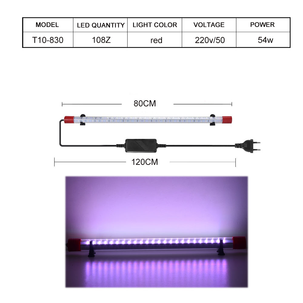 T10 Series 4 Row Aquarium Light