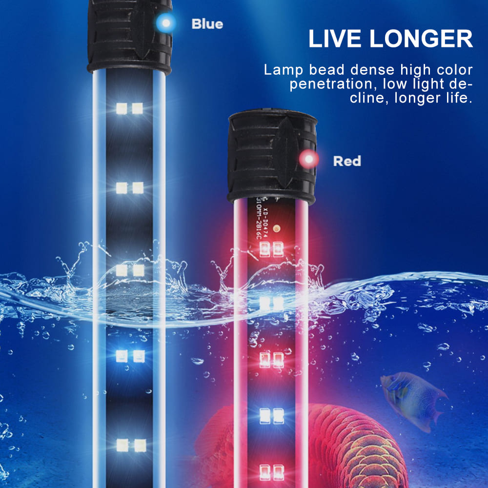 T4 series three gear color changing led aquarium light