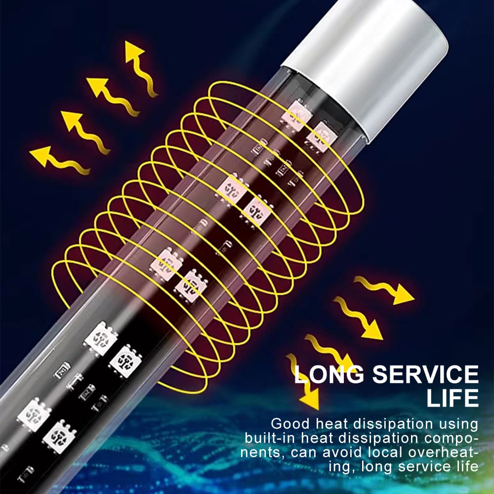 T8 Series RGB Double Crimson aquarium light led