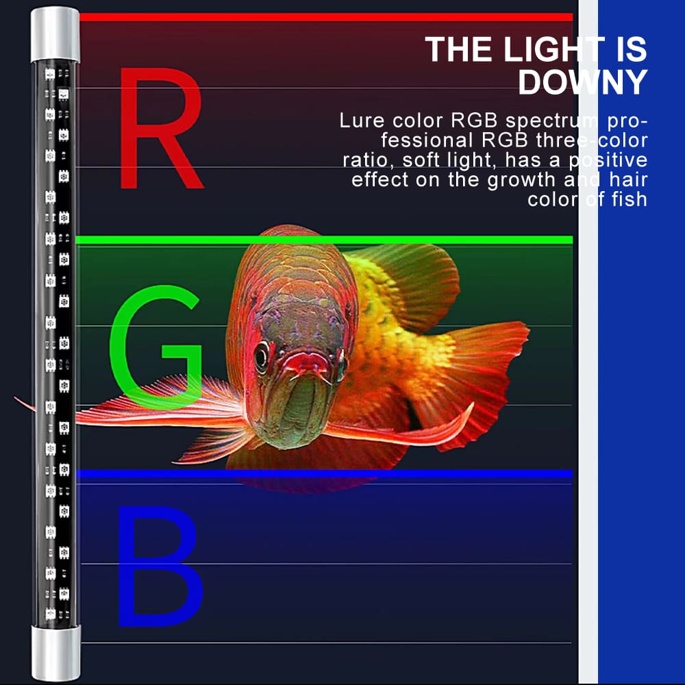 T8 series three-speed color change aquarium light led