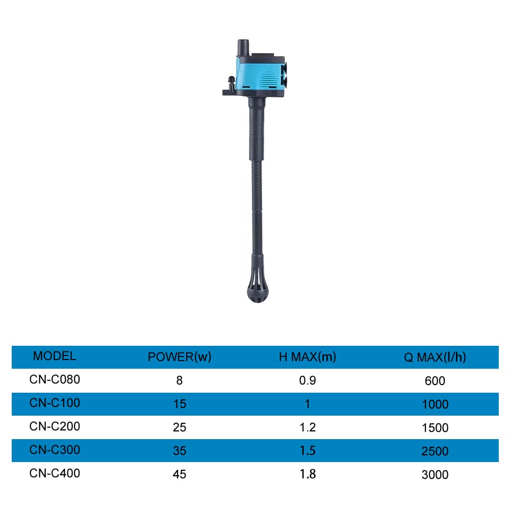 Aquarium three-in-one rigid tube multi-function submersible pump