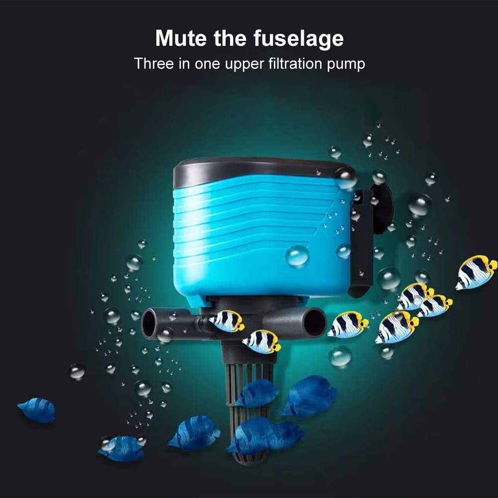 Aquarium three in one submersible pump