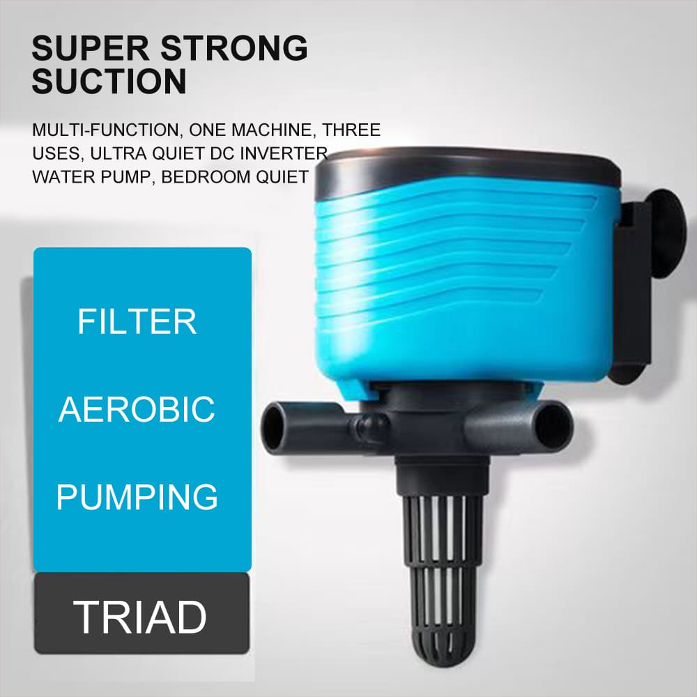 Aquarium three in one submersible pump