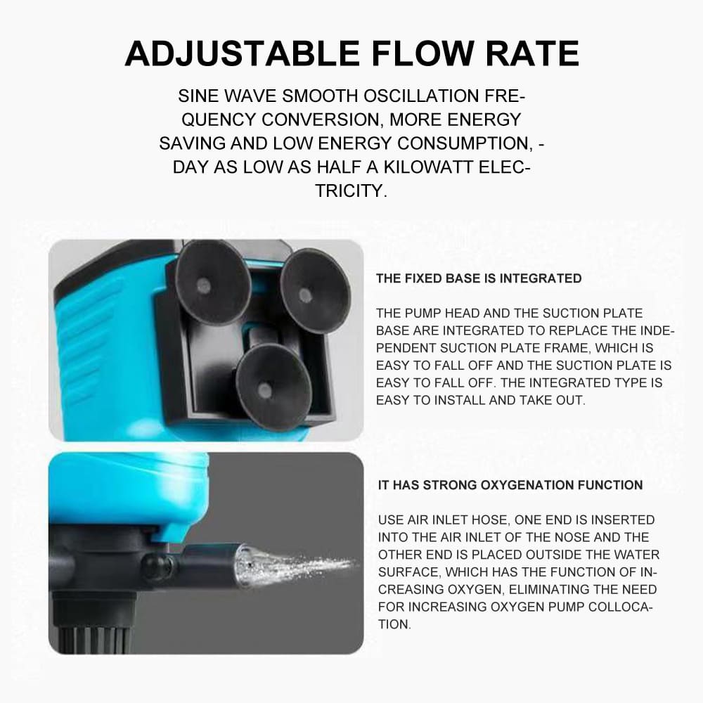 Aquarium three in one submersible pump