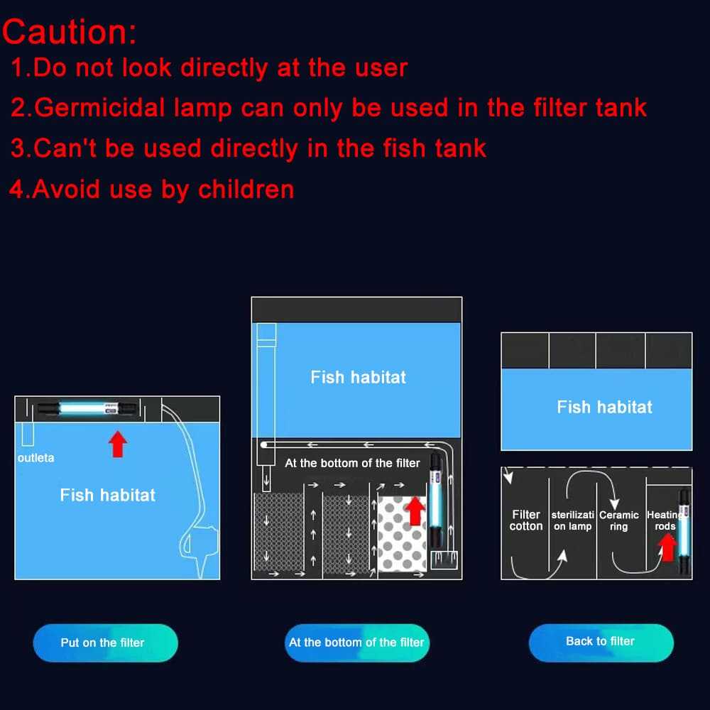 fish tank UV lamp