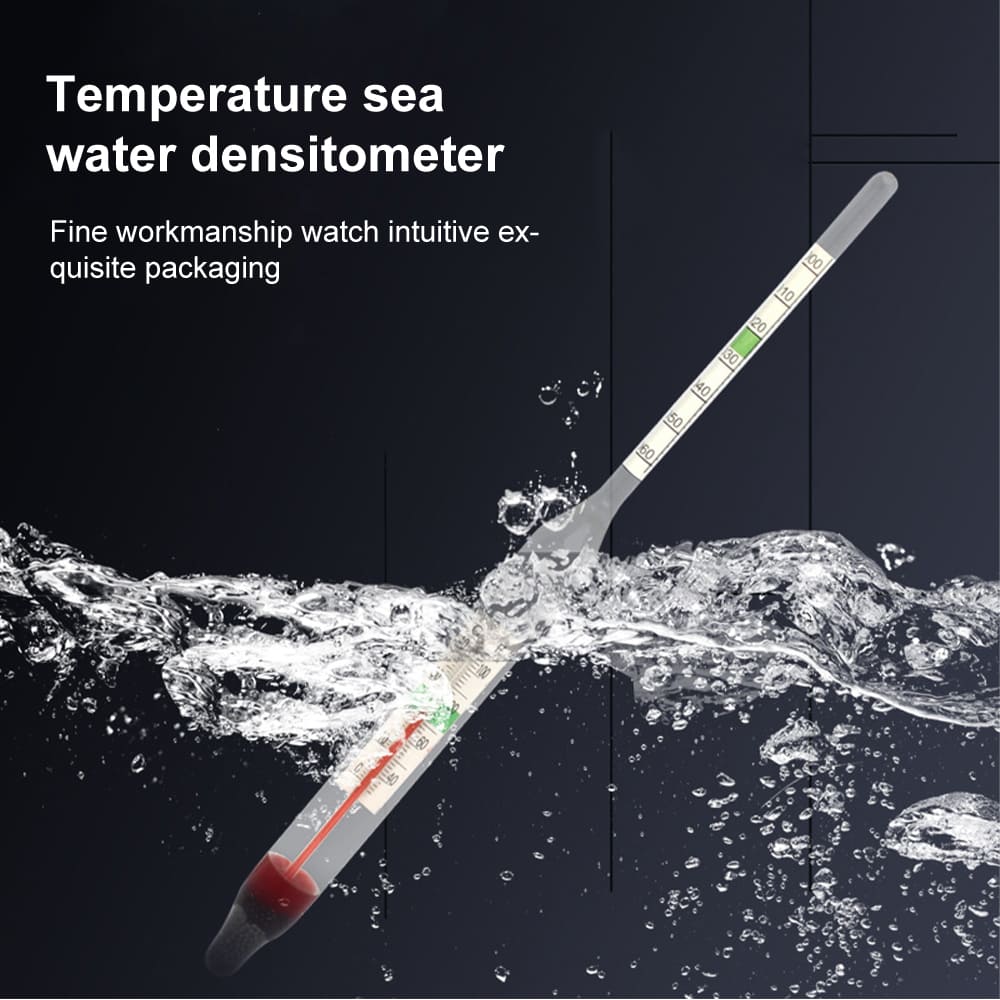 salinity 2-in-1- fish tank thermometer