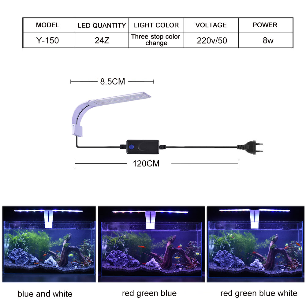 Y Series Double Leaf Split clip on ligh