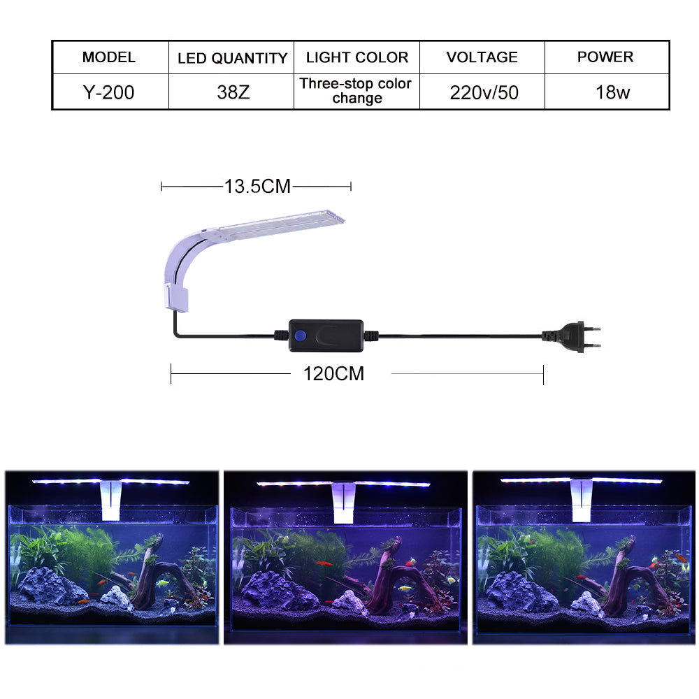 Y Series Double Leaf Split clip on ligh