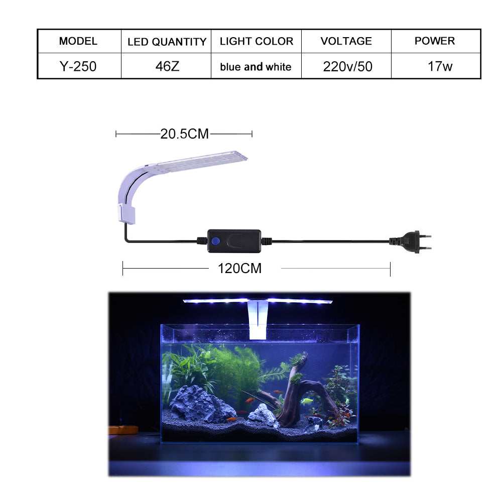 Y Series Double Leaf Split clip on ligh