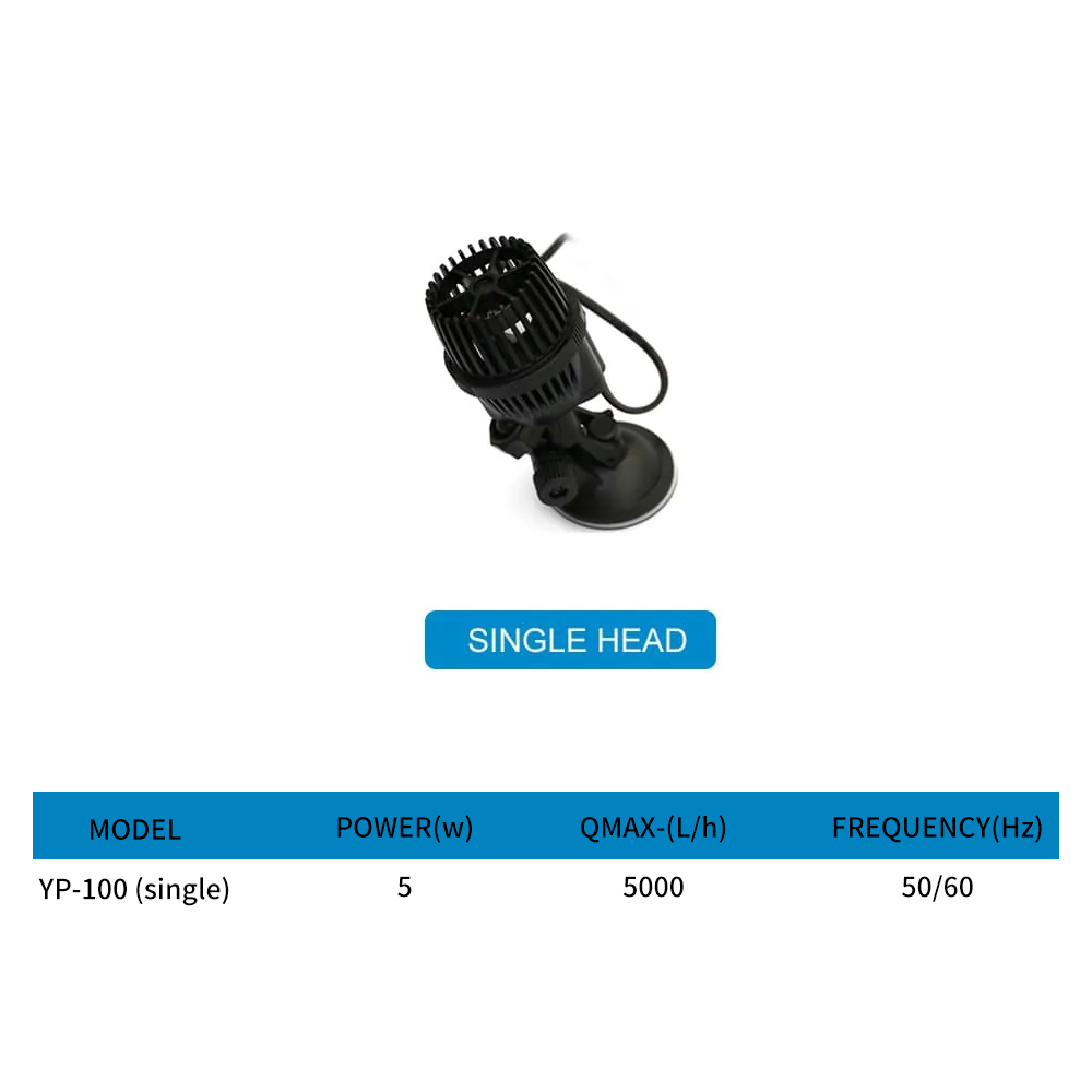 Aquarium single head double head wave pump