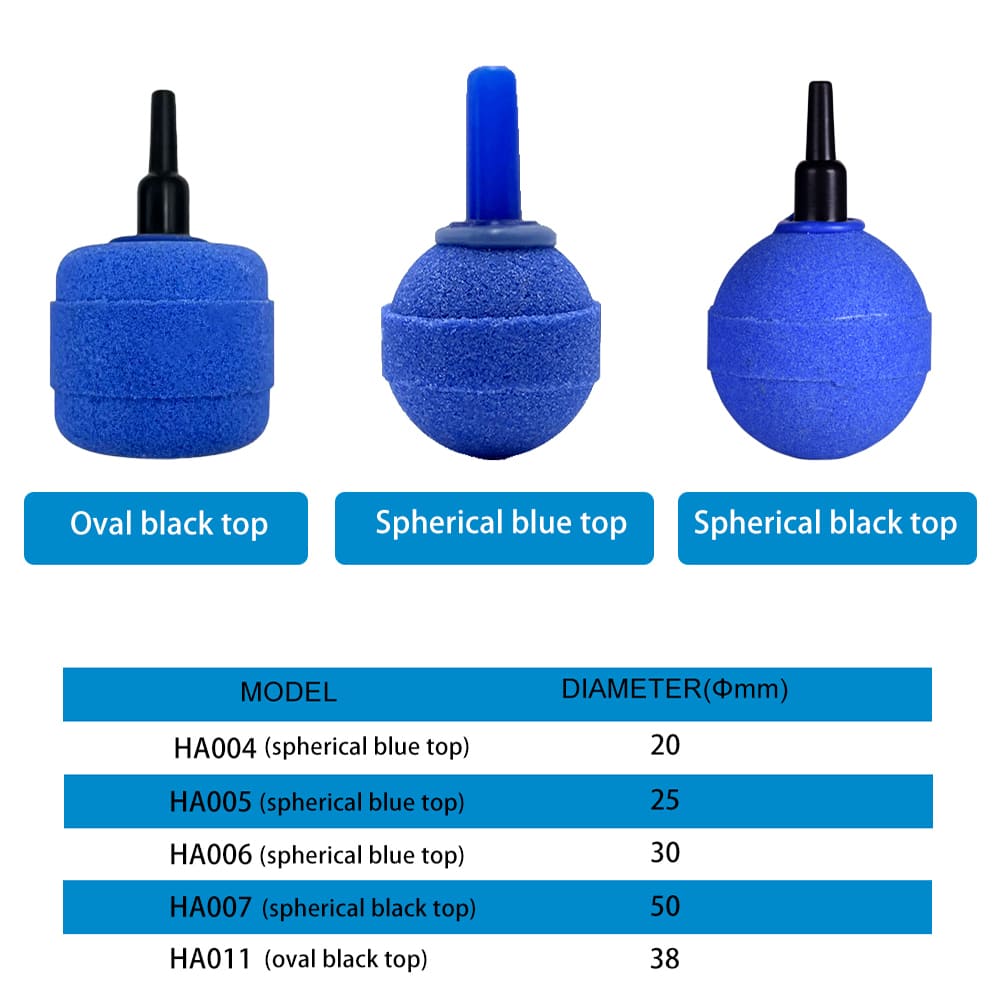 aquarium blue air stone