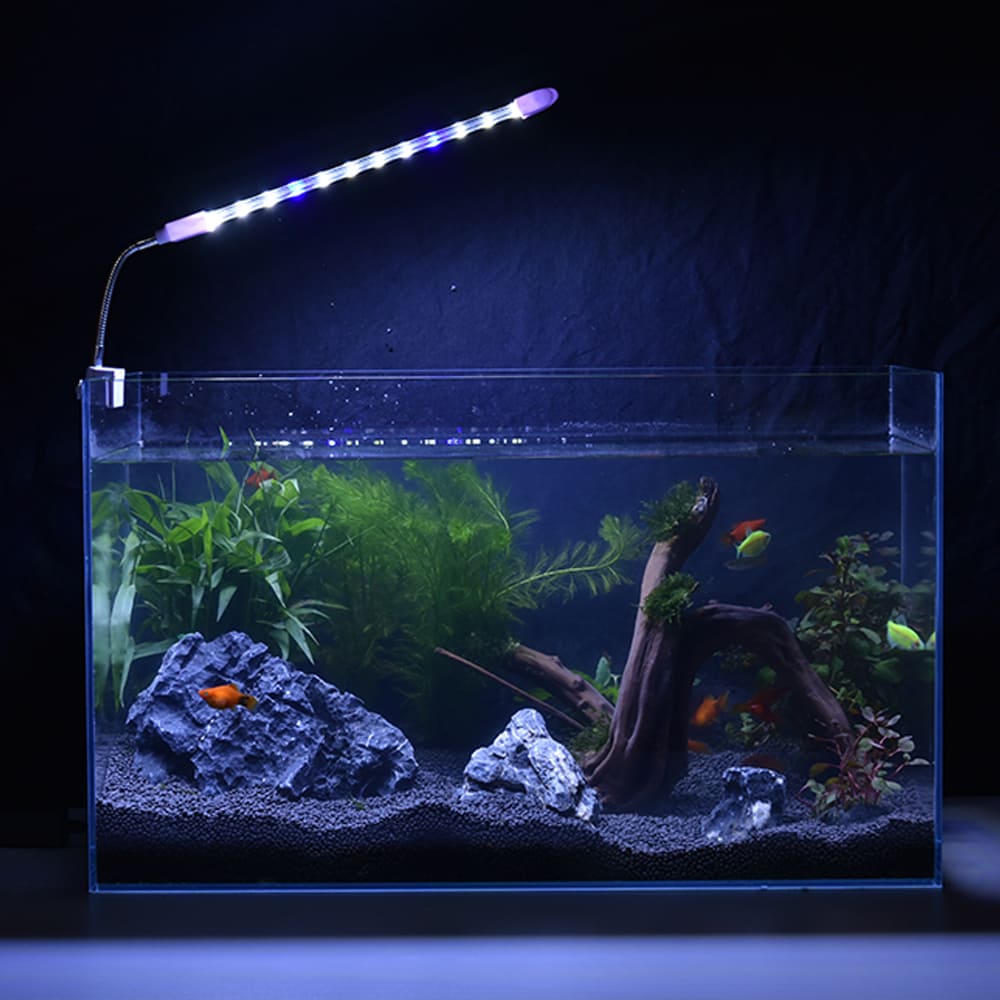 Crystal led aquarium clip light
