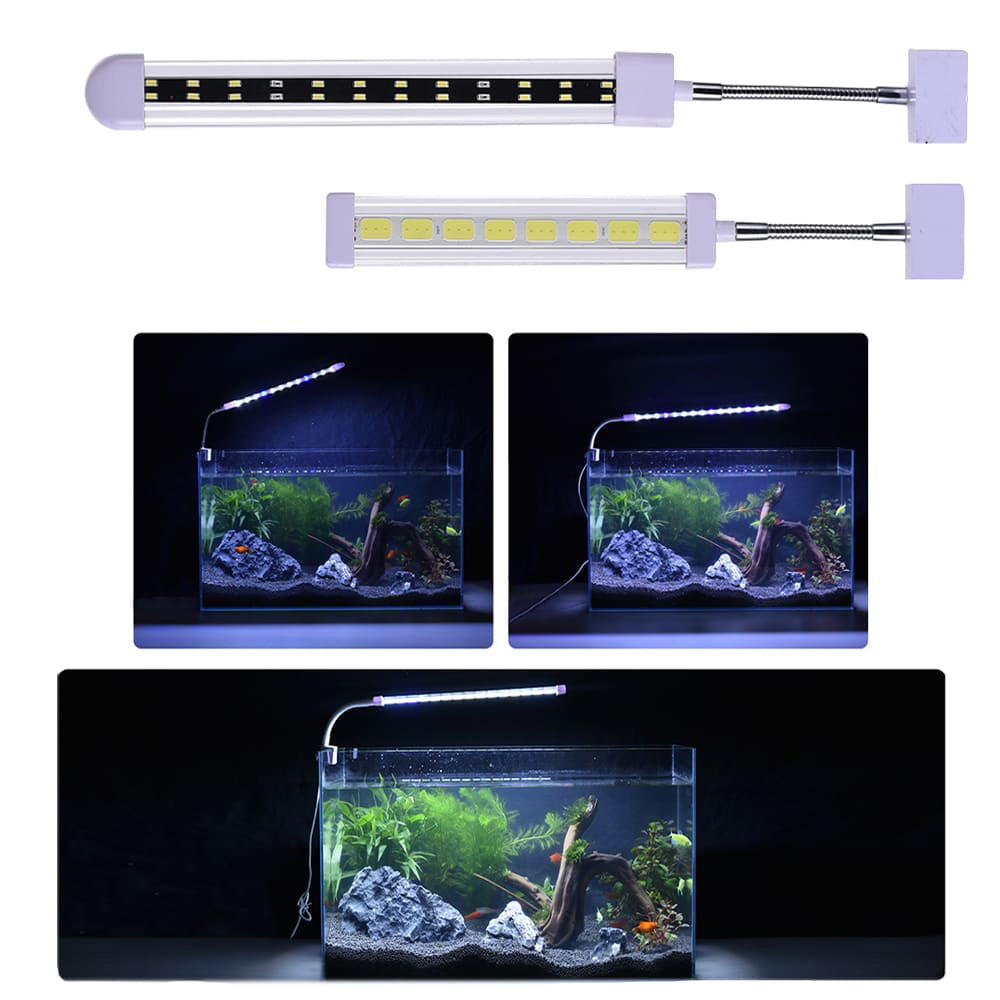 Crystal led aquarium clip light