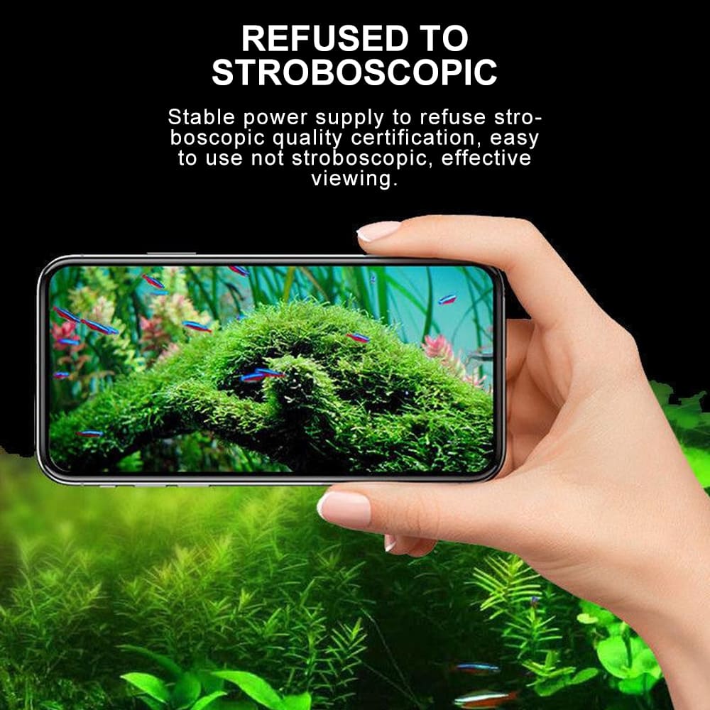 Crystal led aquarium clip light