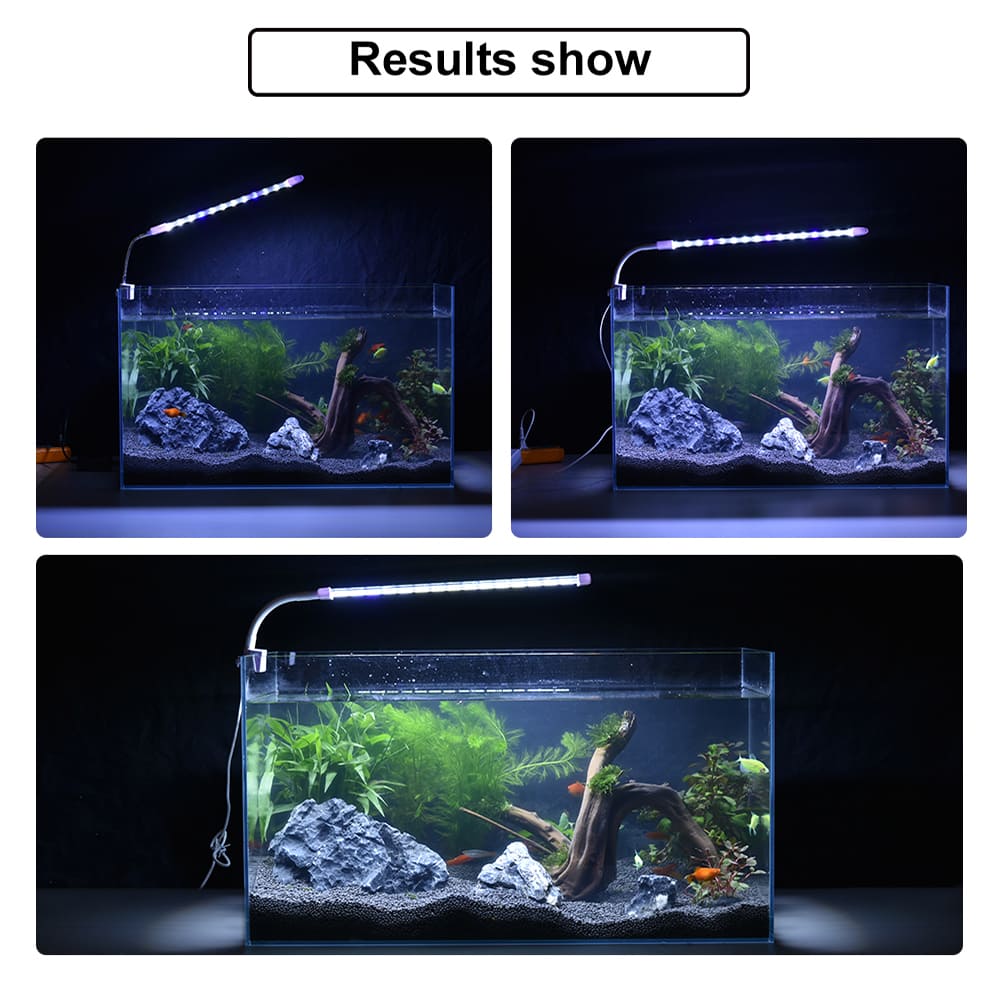 Crystal led aquarium clip light