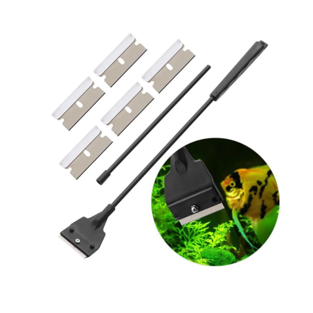aquarium long handled algae scraper