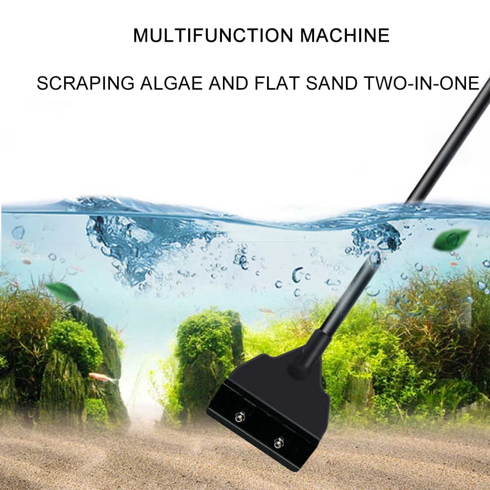 aquarium long handled algae scraper