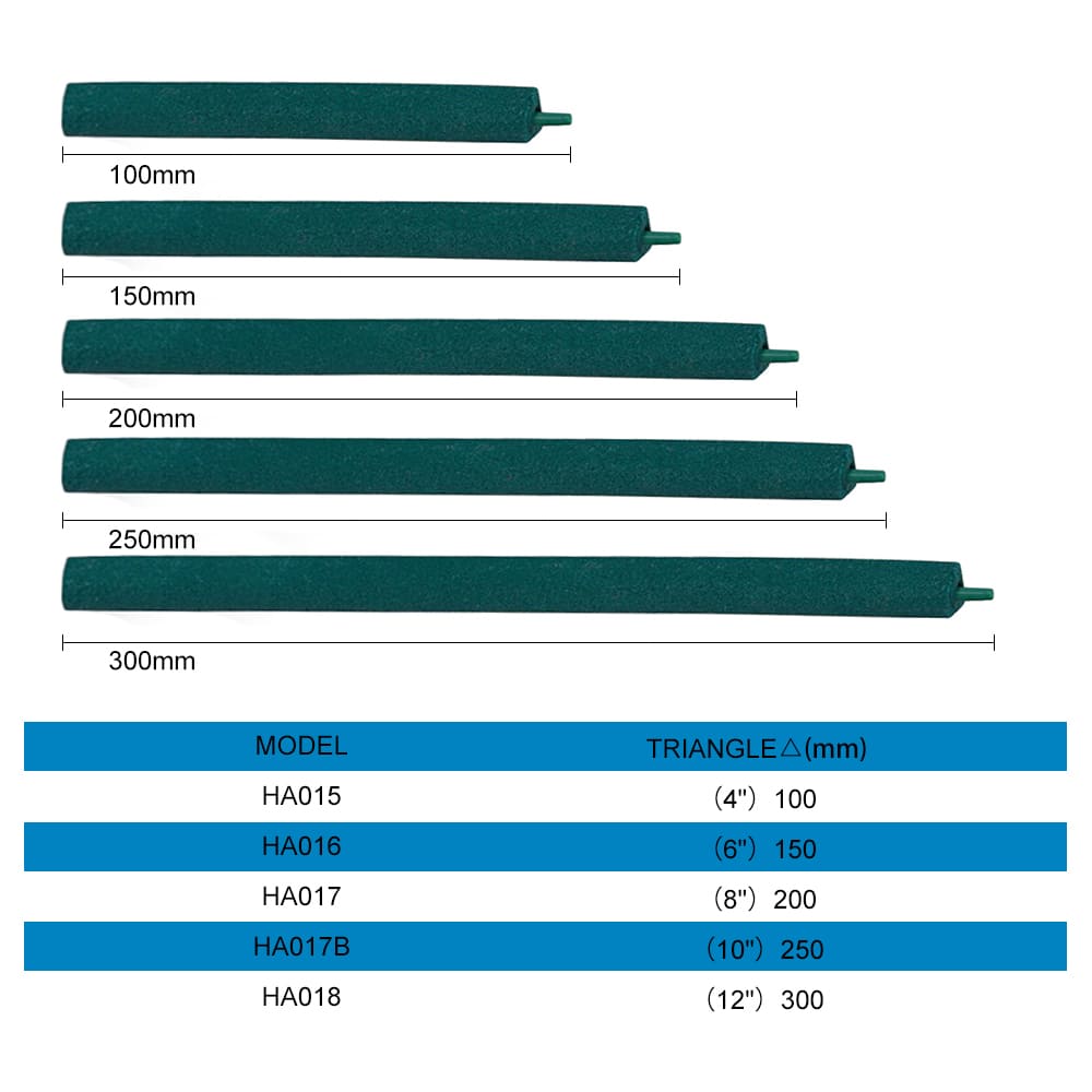 Aquarium green long strip air stone