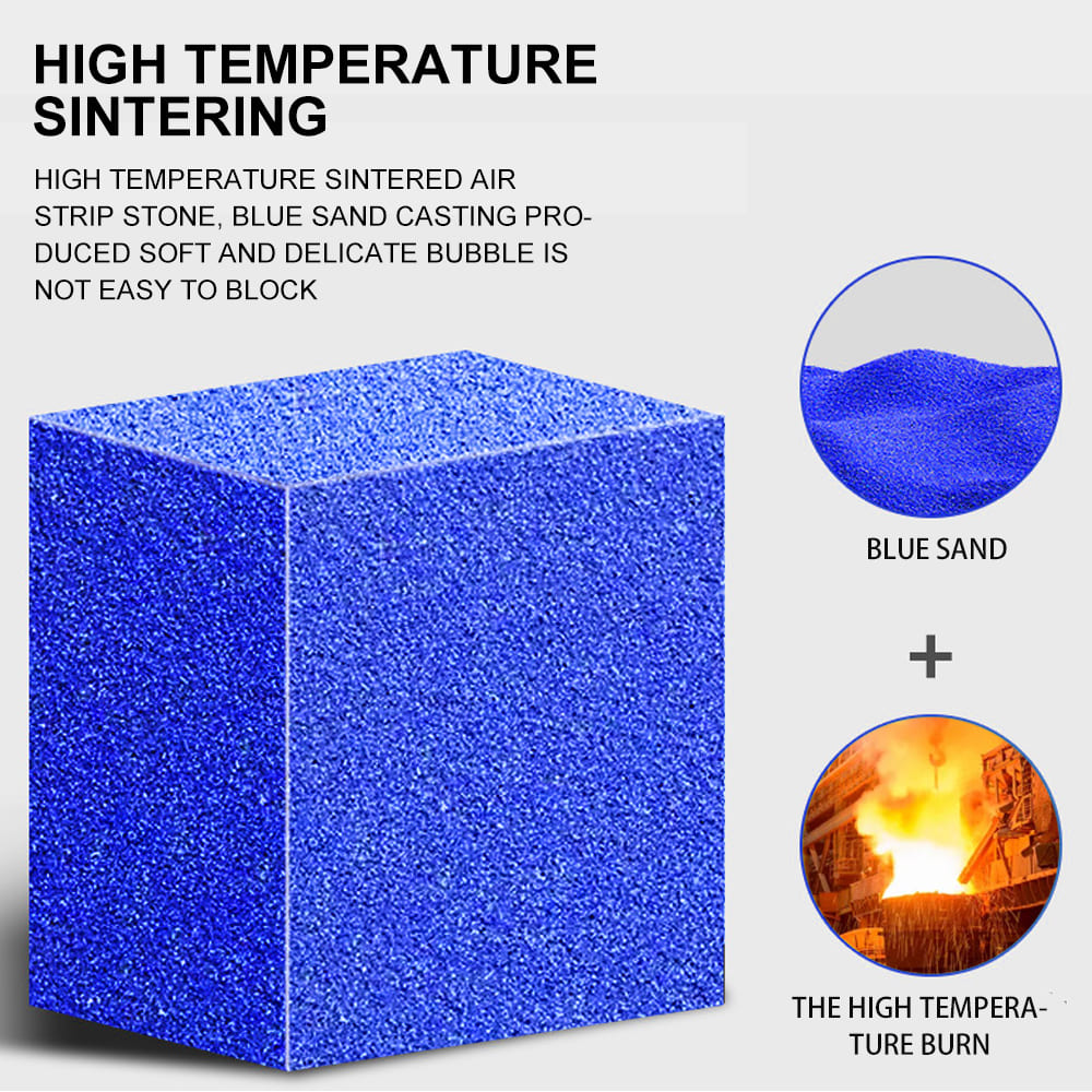 Aquarium blue long strip air stone