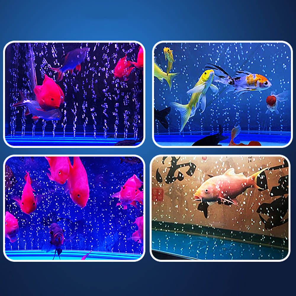 Aquarium blue long strip air stone