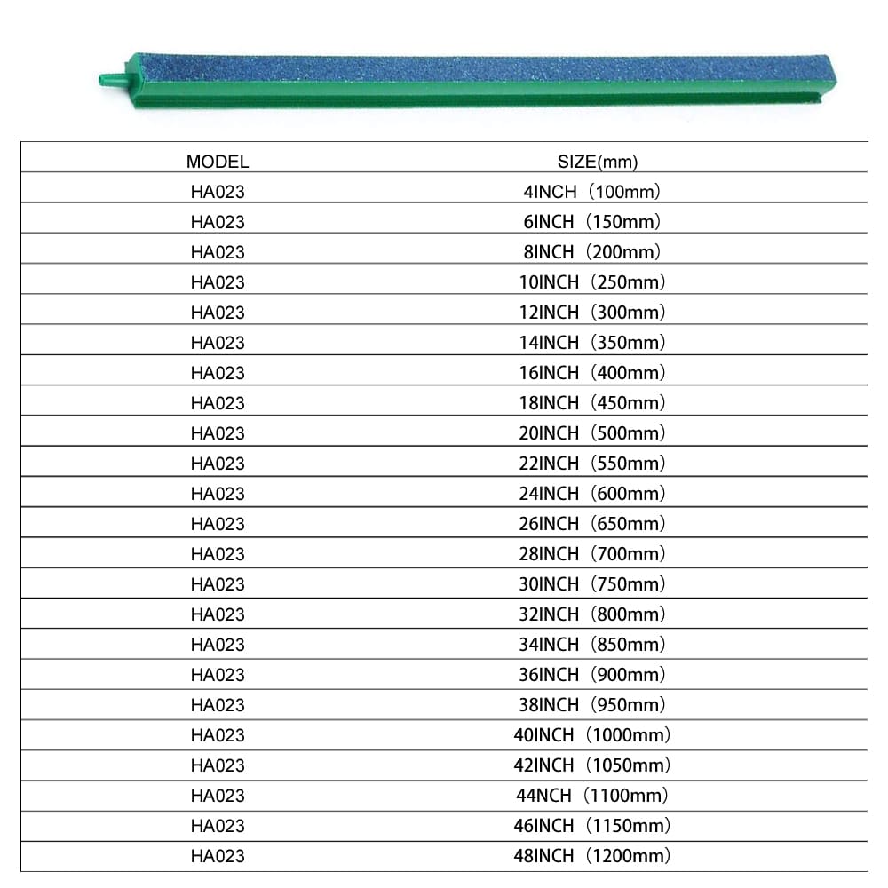 Aquariums long air stone