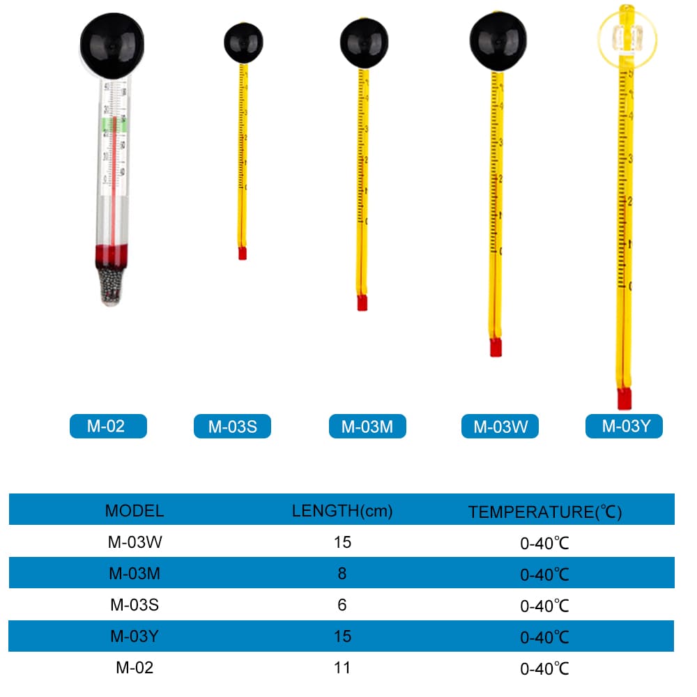 aquarium glass thermometer