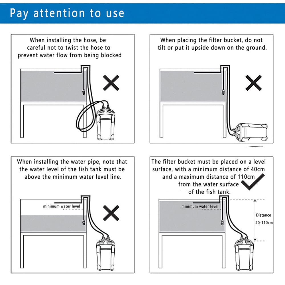 Aquarium out-of-cylinder filter