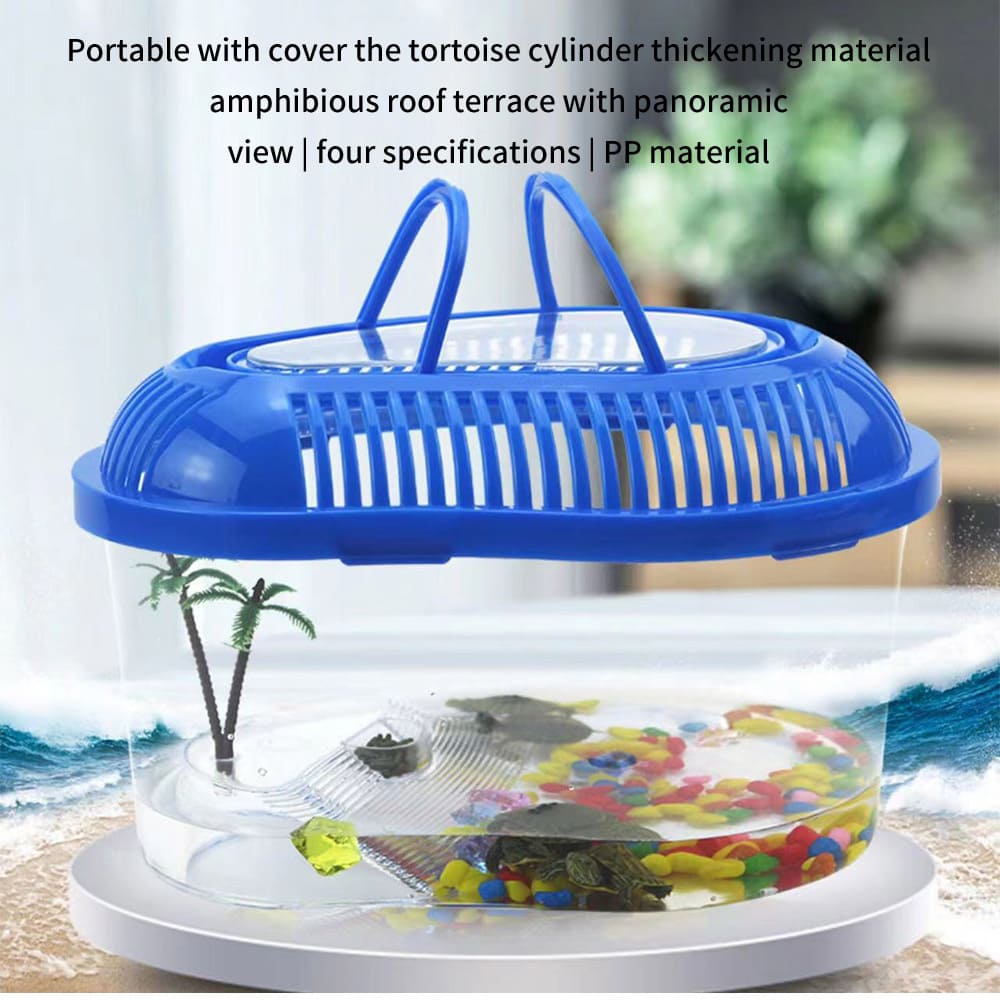 portable turtle breeding box with lid