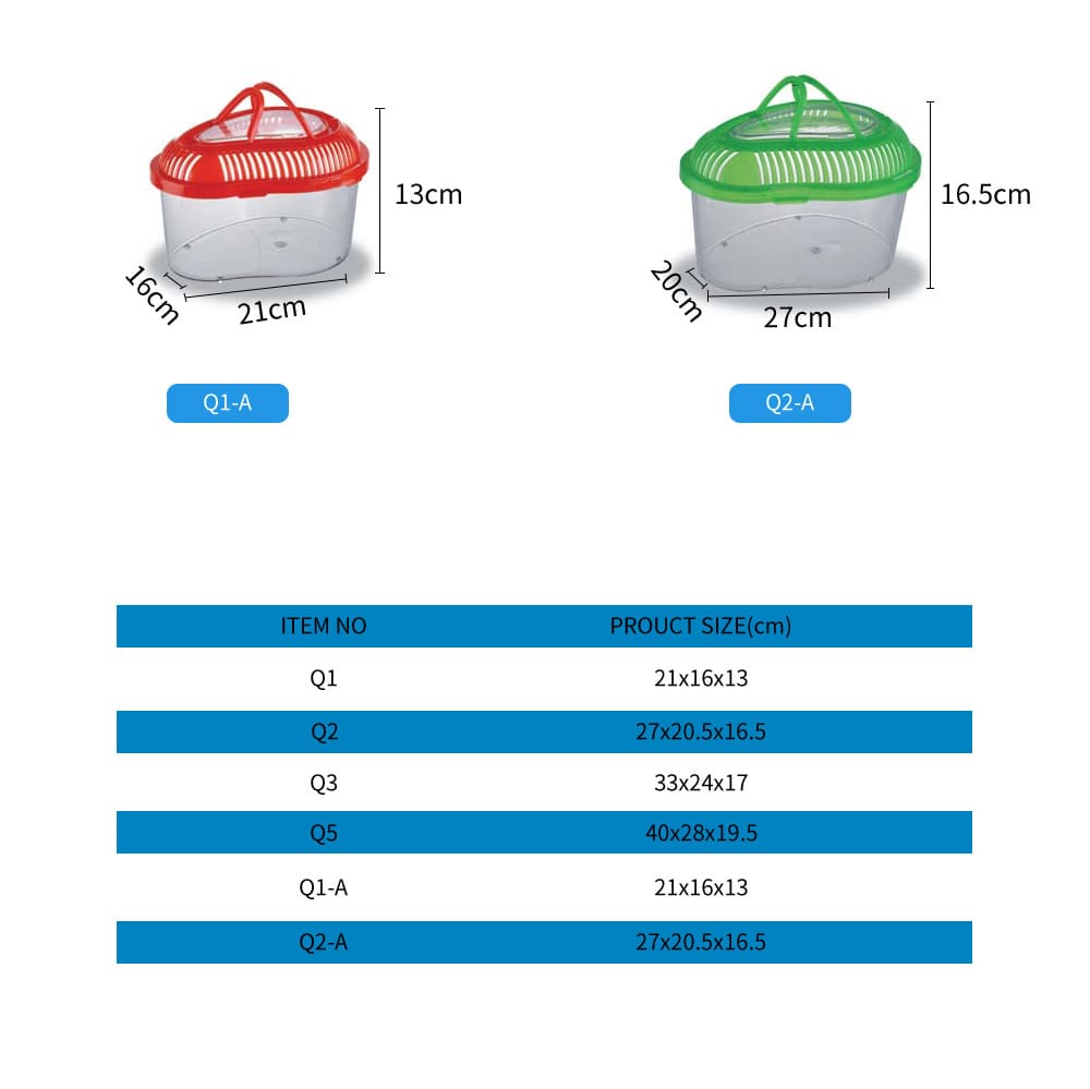 portable turtle breeding box with lid