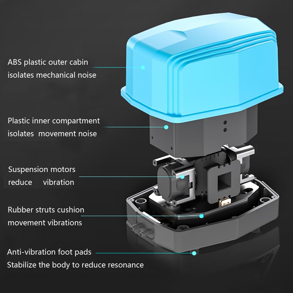 Aquarium Powerful oxygen-enhancing silent square air pump
