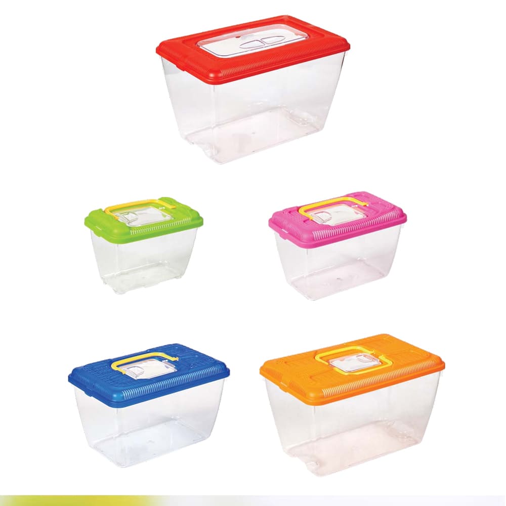 transparent turtle box feeding box